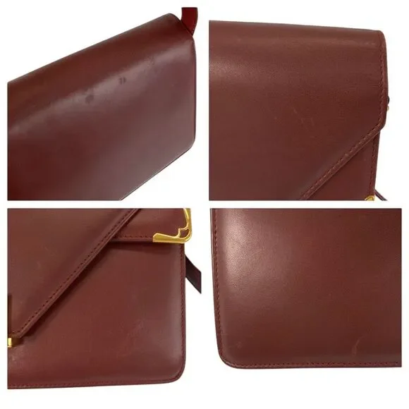 Cartier Vintage Must Line Leather Shoulder Bag - Picture 5 of 10